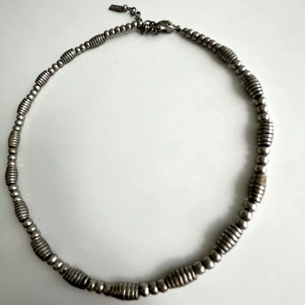VINTAGE Napier Silver-tone Chocker Necklace